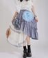 Big Flower See-Through Skirt